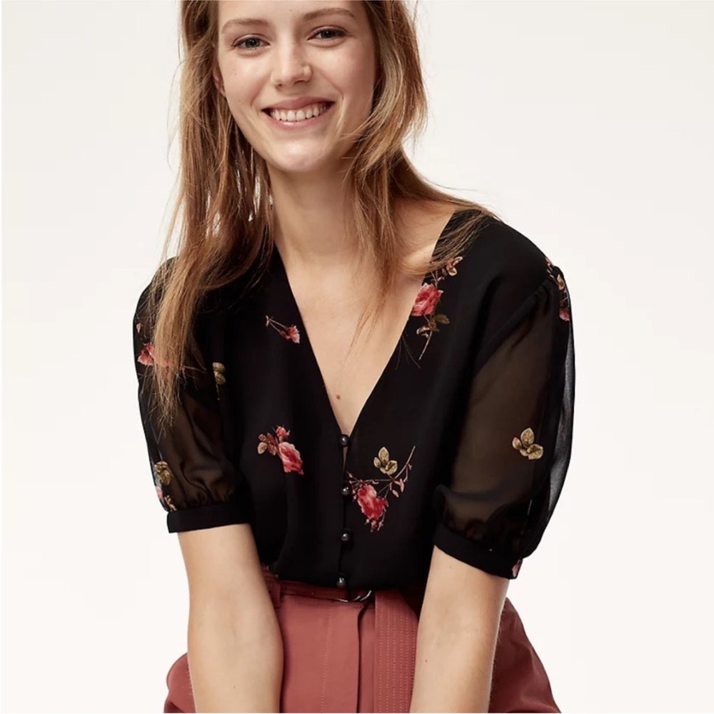 Aritzia Wilfred Sofianne Blouse